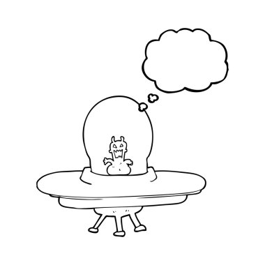 kabarcık karikatür uzay gemisi sanıyordum