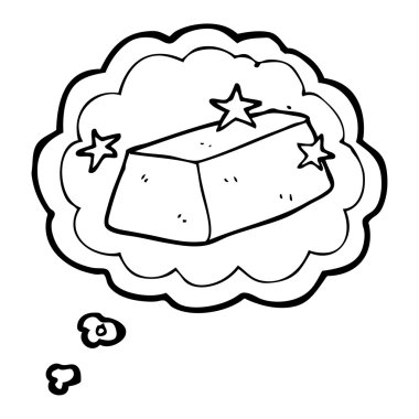 kabarcık karikatür altın düşündüm