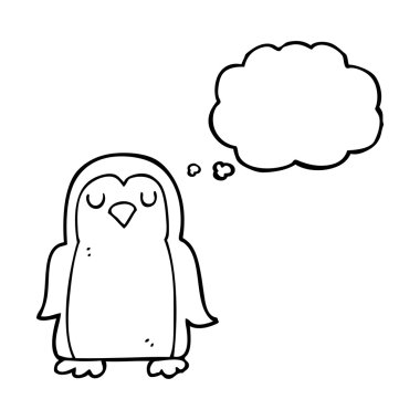 düşünce balonu karikatür Noel robin