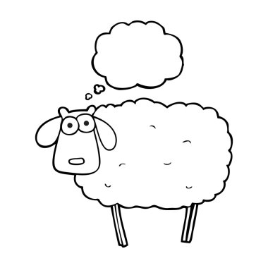 kabarcık karikatür çamurlu koyun sanıyordum