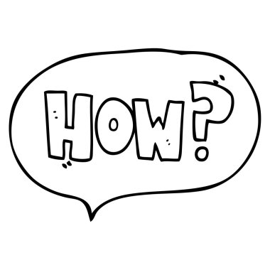 konuşma kabarcık karikatür nasıl? işareti