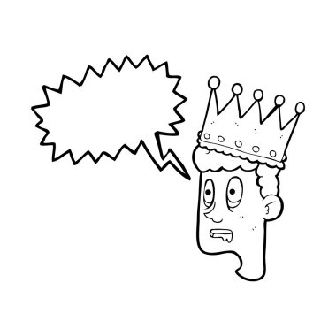 konuşma balonu çizgi film salak Prens