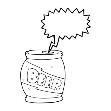 konuşma balonu çizgi film bira olabilir