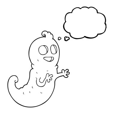 kabarcık karikatür Hayalet sandım