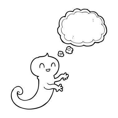 kabarcık karikatür Hayalet sandım