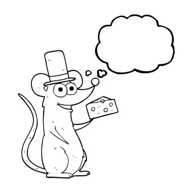 kabarcık karikatür fare peynir ile sanıyordum