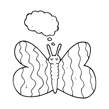 kabarcık karikatür kelebek sanıyordum