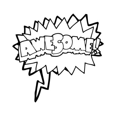 konuşma balonu çizgi film harika simge