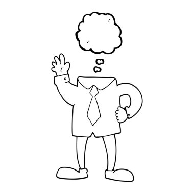 kabarcık karikatür başsız işadamı sanıyordum