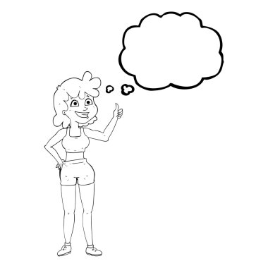 sembol Yaşasın vererek mutlu jimnastik salonu kadın