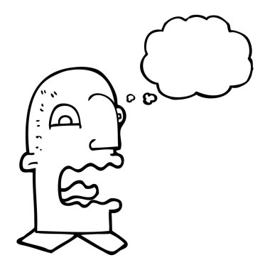 kabarcık karikatür geğirme adam sanıyordum