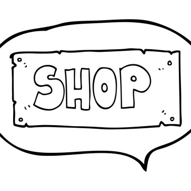 konuşma kabarcık karikatür shop kayıt