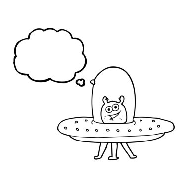 kabarcık karikatür uzaylı sanmıştım