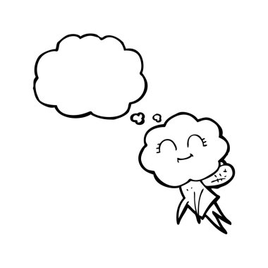 kabarcık karikatür büyülü yaratık sanıyordum