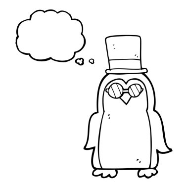 düşünce kabarcık karikatür robin