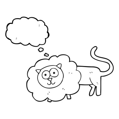 düşünce kabarcık karikatür hayvanlar