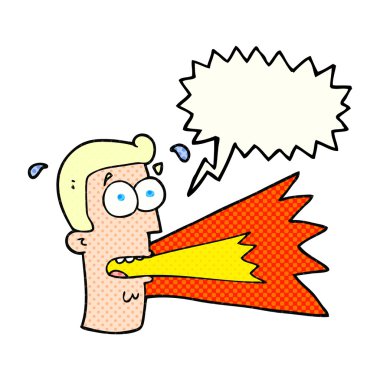 bağıran adam çizgi roman konuşma balonu çizgi film