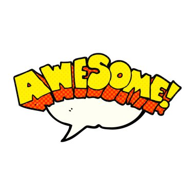 çizgi roman konuşma kabarcık karikatür kelime harika