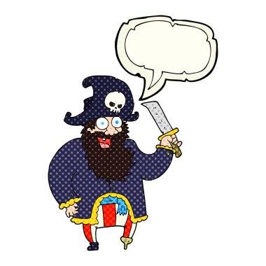 çizgi roman konuşma kabarcık karikatür korsan Kaptan