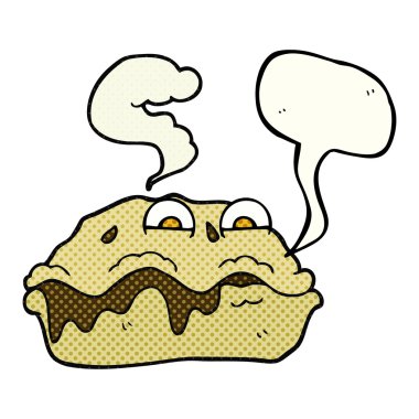 çizgi roman konuşma balonu çizgi film sıcak pasta