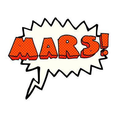 çizgi roman konuşma balonu karikatür Mars metin sembol
