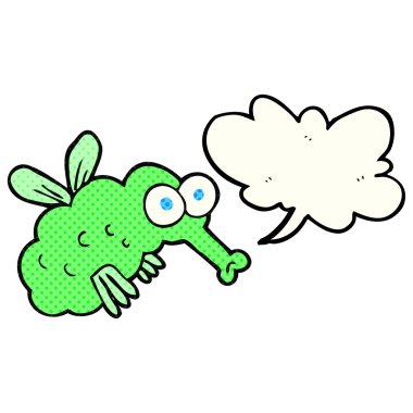 çizgi roman konuşma kabarcık karikatür sinek