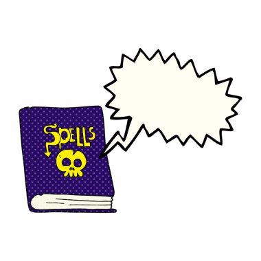 çizgi roman konuşma kabarcık karikatür büyü kitabı