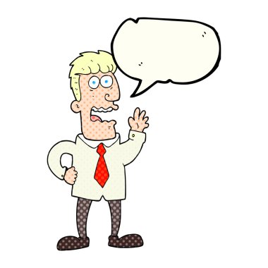 çizgi roman konuşma kabarcık karikatür işadamı