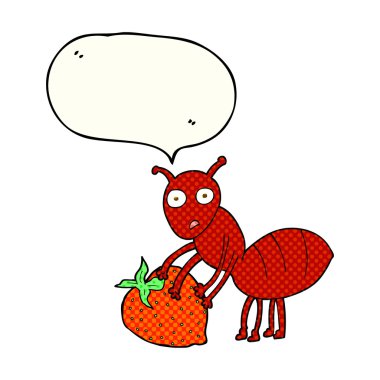 çizgi roman konuşma kabarcık karikatür karınca berry ile