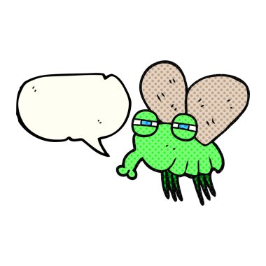 çizgi roman konuşma kabarcık karikatür sinek