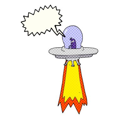 çizgi roman konuşma kabarcık karikatür uçan daire