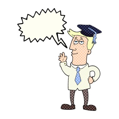 çizgi roman konuşma kabarcık karikatür mezunu