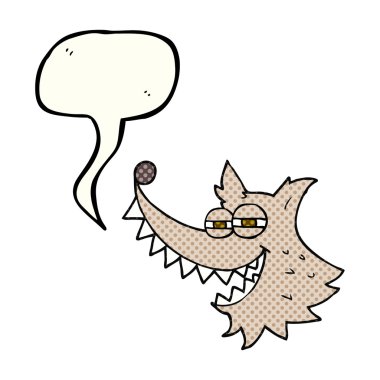 çizgi roman konuşma balonu çizgi film çılgın kurt