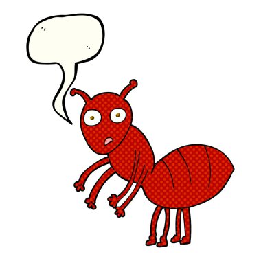 çizgi roman konuşma kabarcık karikatür karınca