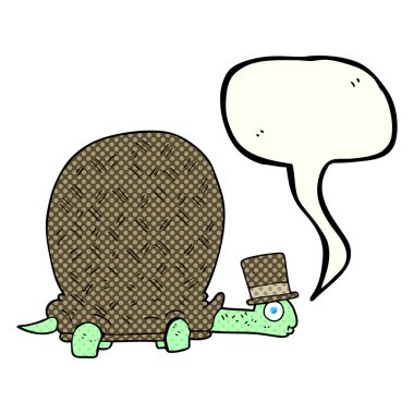 çizgi roman konuşma kabarcık karikatür kaplumbağa