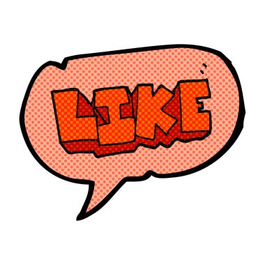 çizgi roman konuşma kabarcık karikatür kelime gibi