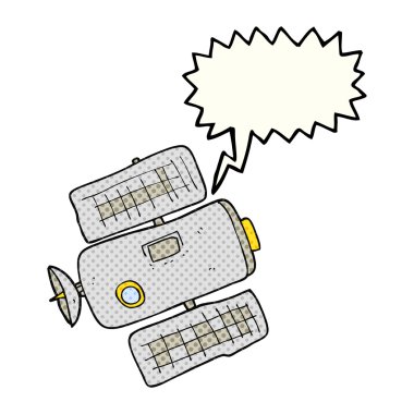 çizgi roman konuşma kabarcık karikatür uzay istasyonu