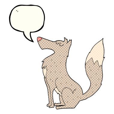 çizgi roman konuşma kabarcık karikatür kurt