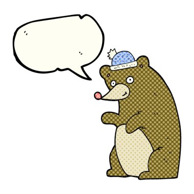 çizgi roman konuşma kabarcık karikatür ayı