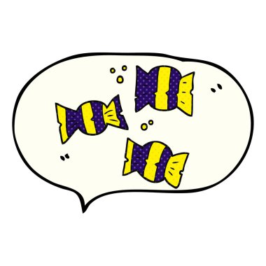 çizgi roman konuşma balonu çizgi film Cadılar bayramı şekeri