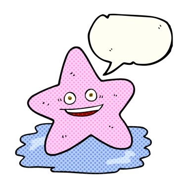çizgi roman konuşma kabarcık karikatür denizyıldızı