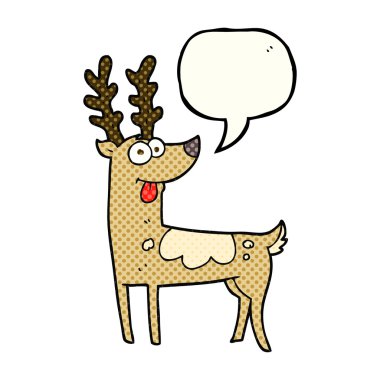 çizgi roman konuşma kabarcık karikatür Ren geyiği