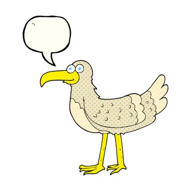 çizgi roman konuşma kabarcık karikatür martı