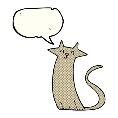 çizgi roman konuşma kabarcık karikatür kedi