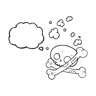 kabarcık karikatür eski kemik yığını sanıyordum