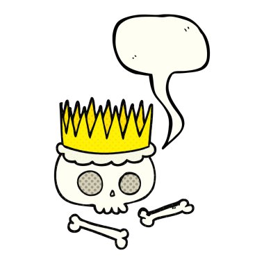 çizgi roman konuşma kabarcık karikatür taç