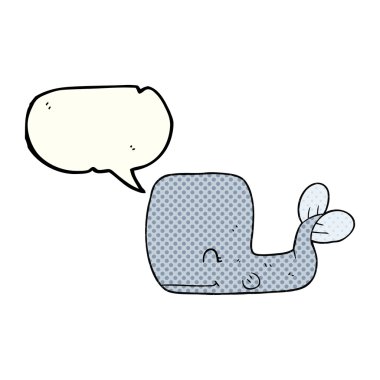 çizgi roman konuşma kabarcık karikatür mutlu balina