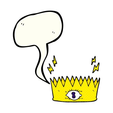 çizgi roman konuşma balonu çizgi film sihirli taç