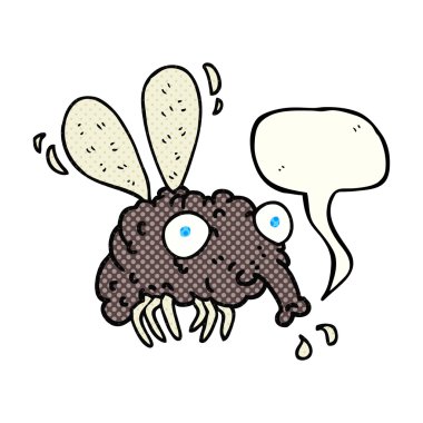 çizgi roman konuşma kabarcık karikatür sinek