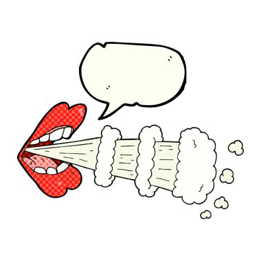comic book speech bubble cartoon breath